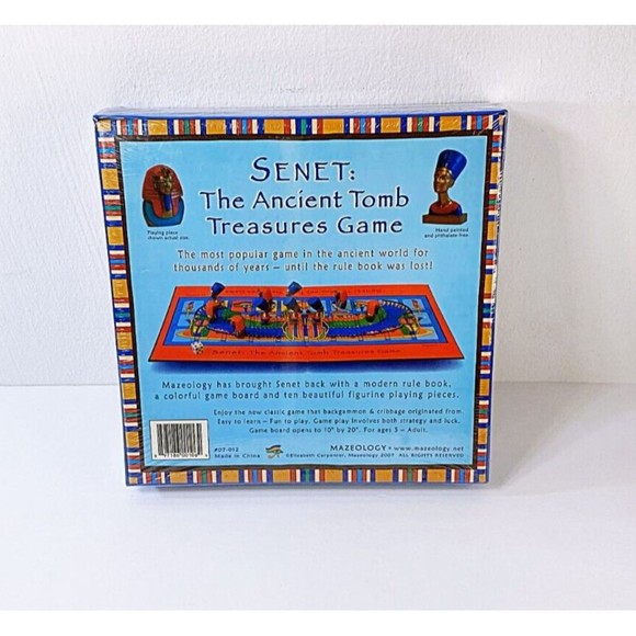 Senet: The Ancient Tomb Treasure Game 2 Players Ages 5 and up (Sealed) - Picture 2 of 3